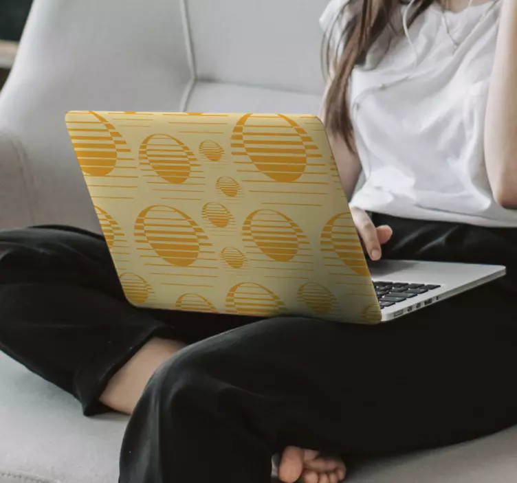 ρετρό ήλιο σχέδιο δέρματα laptop - TenStickers