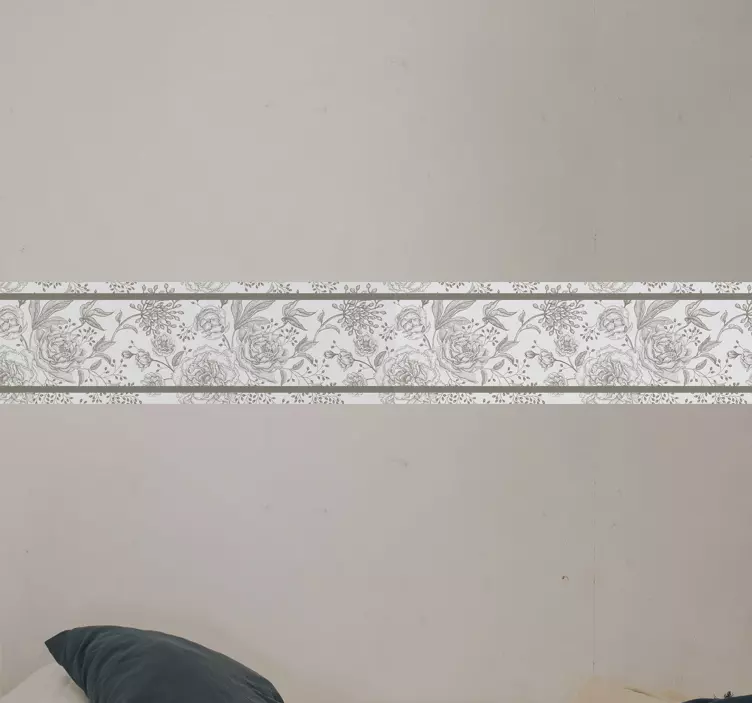 τριαντάφυλλο χωρίς ραφή πρότυπο vintage έπιπλα - TenStickers