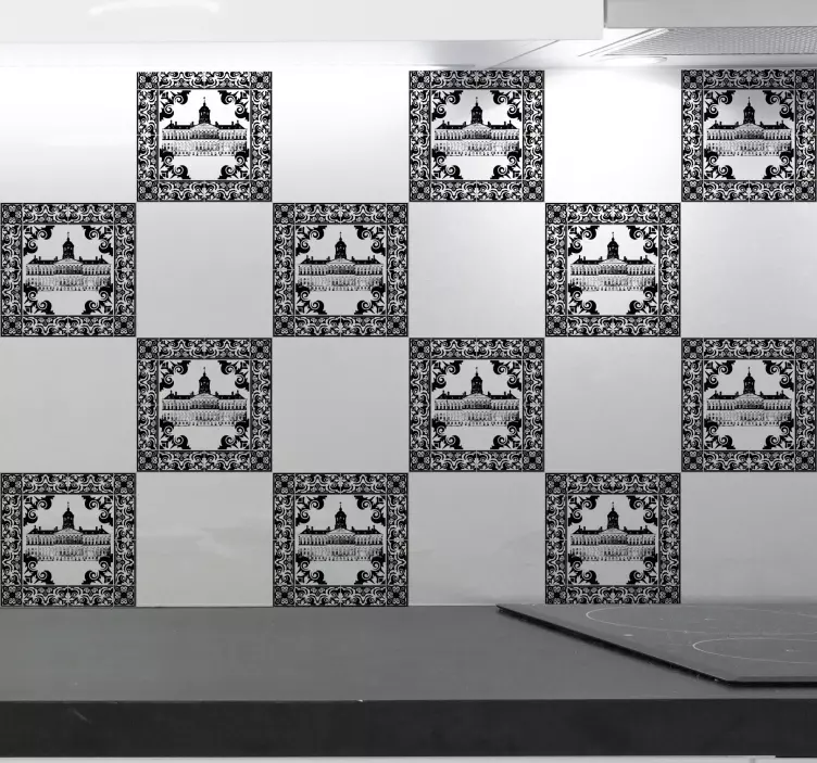 αυτοκόλλητο με βασιλικό παλάτι ams - TenStickers