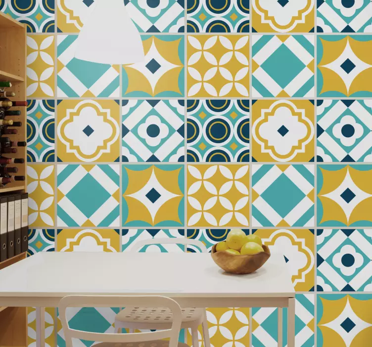 αυτοκόλλητο πλακιδίων sadrinio - TenStickers