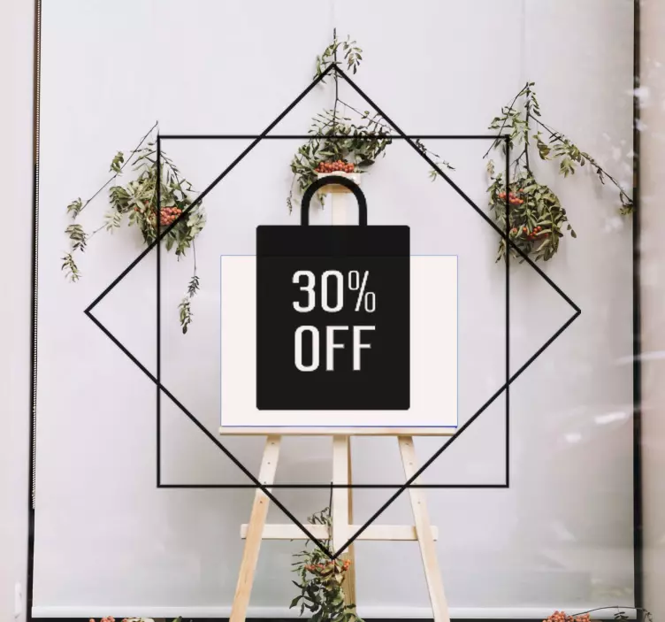 πωλήσεις κομψό εικονίδιο παραθύρου - TenStickers