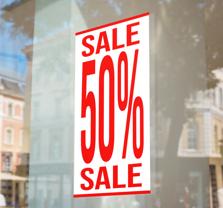 Αυτοκόλλητα προσφορών έκπτωση επιμήκους μορφής - TenStickers