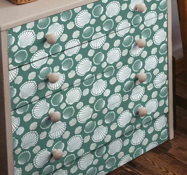 αυτοκόλλητο θαλασσινών κοχυλιών - TenStickers