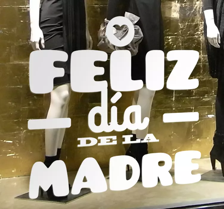 Αυτοκόλλητο για βιτρίνες ετικέτα καταστήματος ημέρας μητέρας - TenStickers