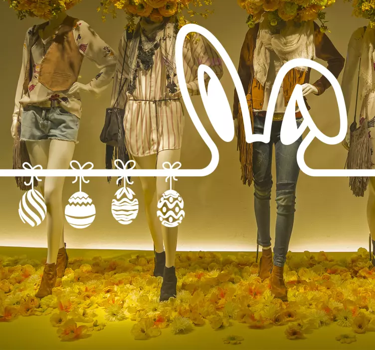 αυτοκόλλητο τοίχου του Πάσχα - TenStickers