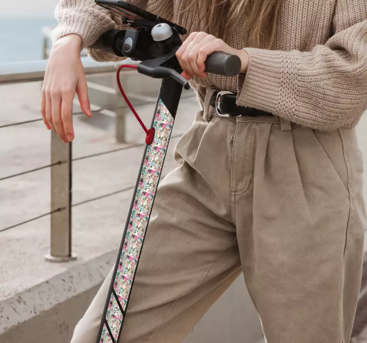 αυτοκόλλητο  σκούτερ Πατινέτα Απορροφητήρα - TenStickers