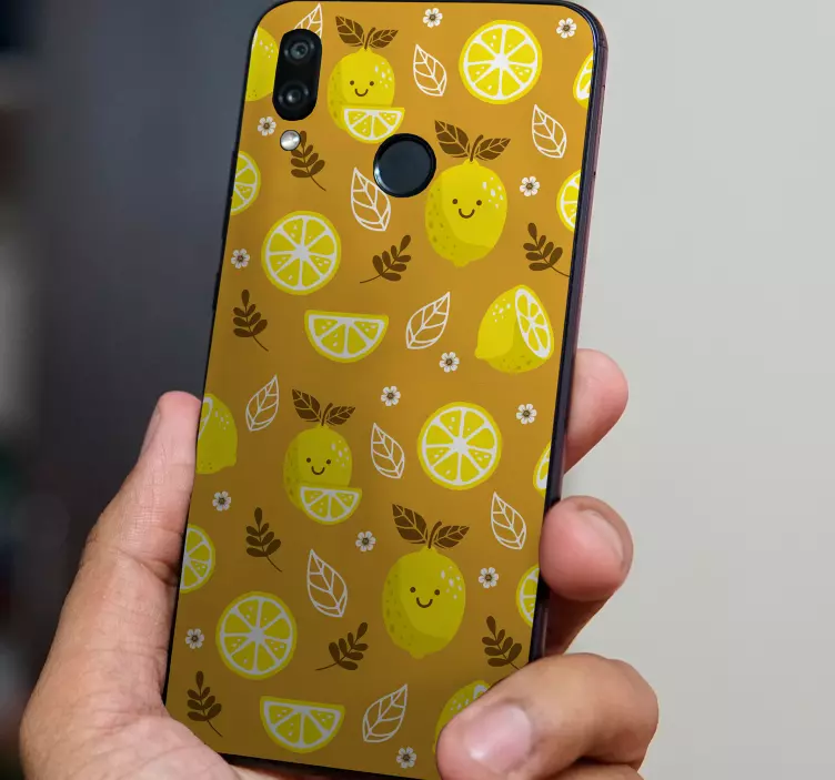 αυτοκόλλητο χαμογελαστά λεμόνια huawei - TenStickers