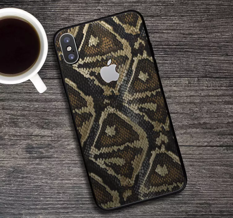 αυτοκόλλητο iphone μοτίβα δέρματος φιδιού - TenStickers