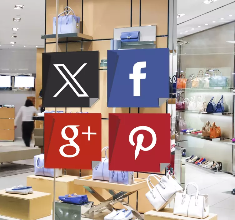 αυτοκόλλητο κοινωνικών μέσων - TenStickers