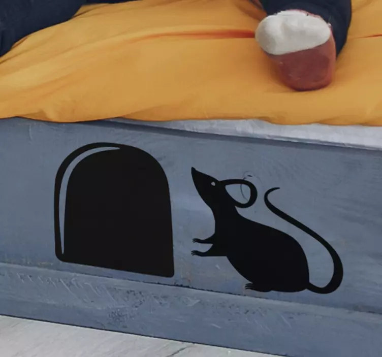 πρίζα ποντίκι ζωικού τοίχου - TenStickers