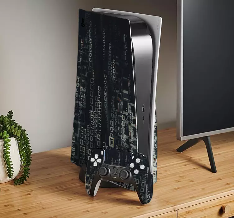 αυτοκόλλητο ψηφιακού φωτισμού ταχύτητας και προβολέων - TenStickers