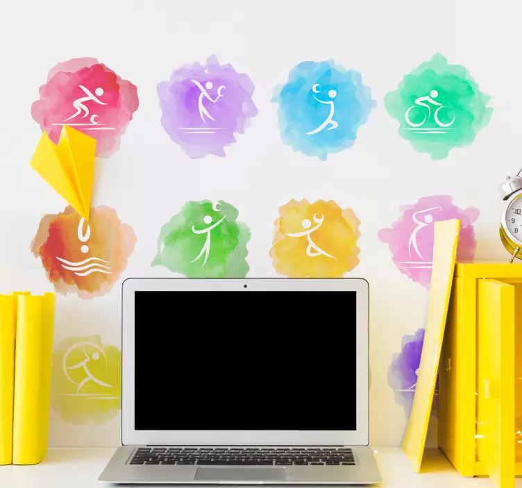 αυτοκόλλητο sport splash olympic sports - TenStickers
