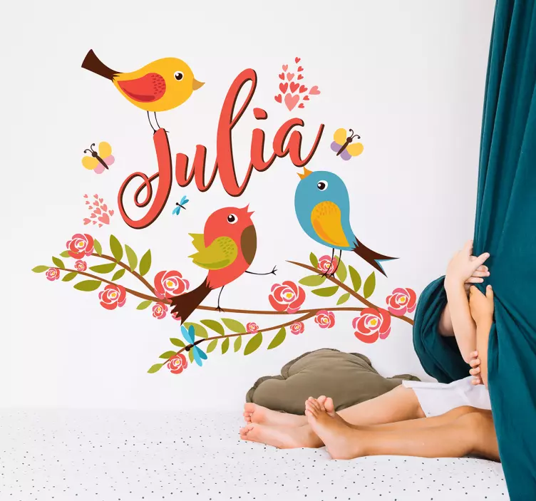 αυτοκόλλητο βινυλίου εικονογράφηση άνοιξη - TenStickers