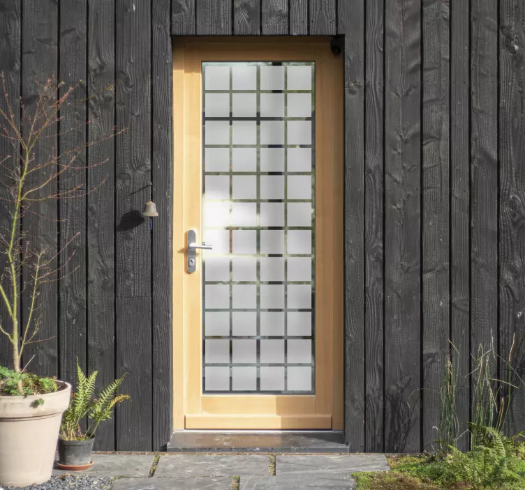 τετράγωνο για πόρτα τετράγωνο αυτοκόλλητο - TenStickers