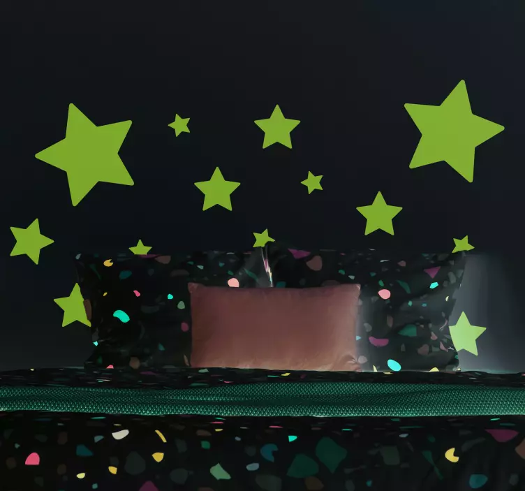 αστέρια διαφόρων μεγεθών - TenStickers