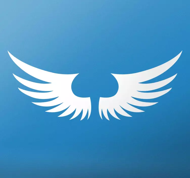 τατουάζ φτερά αγγέλου wall art sticke - TenStickers