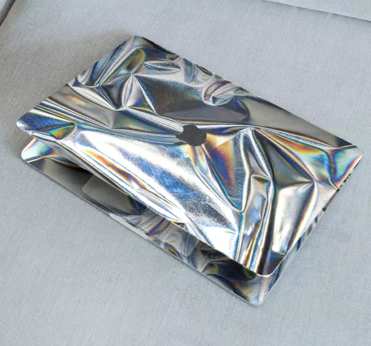 Αυτοκόλλητο υφές μεταλλικό ολογραφικό - TenStickers