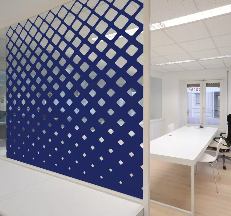 αυτοκόλλητο σιλουέτα παχιά τετράγωνα - TenStickers