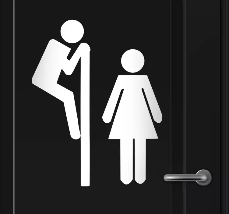 αυτοκόλλητο μπάνιου τουαλέτας - TenStickers