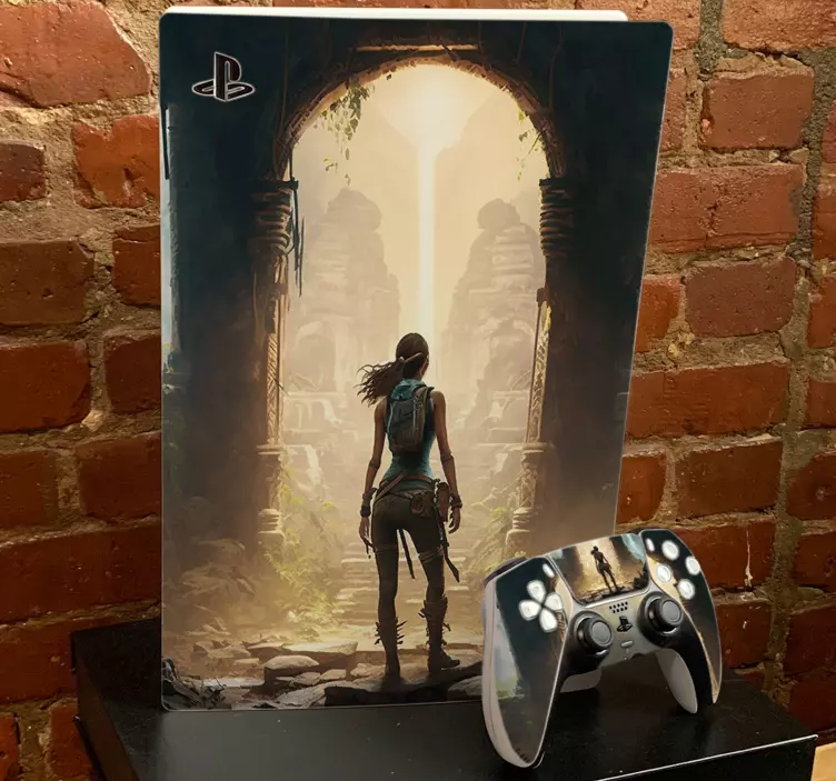 αυτοκόλλητα βιντεοπαιχνιδιών Εξερευνητής της τάφου - TenStickers