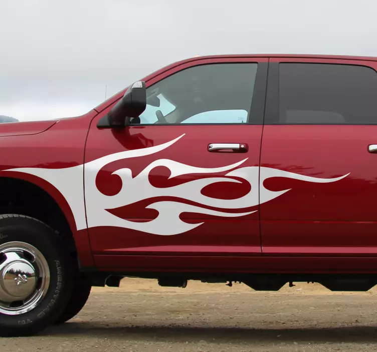 αυτοκόλλητο βινυλίου αυτοκίνητο φυλών μοτίβο - TenStickers