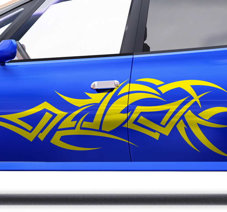 αυτοκόλλητο φυλετικής διακόσμησης - TenStickers