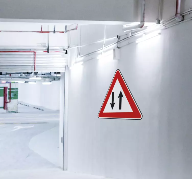 αυτοκόλλητο διπλής κατεύθυνσης - TenStickers