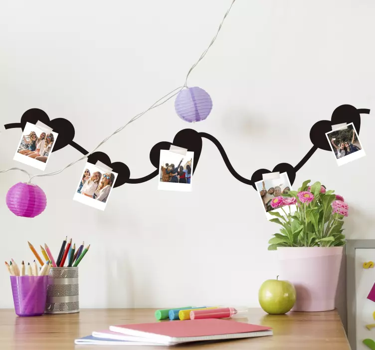 αυτοκόλλητο του Αγίου Βαλεντίνου με φωτογραφία αγάπη - TenStickers