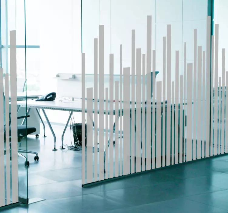 Αυτοκόλλητα σχήματα Κατακόρυφες ανακατεύουσες γραμμές - TenStickers