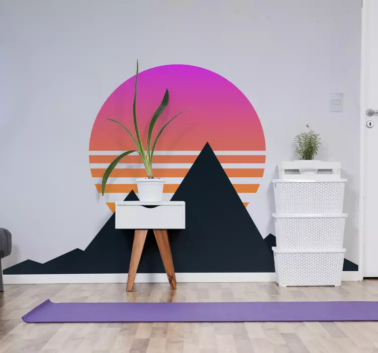 αυτοκόλλητο vintage και ρετρό τοίχο - TenStickers