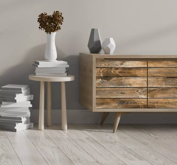 αυτοκόλλητο vintage ξύλο μοτίβο επίπλων - TenStickers