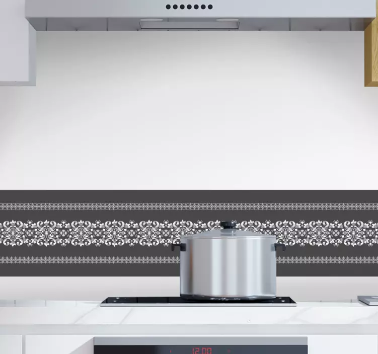 Αυτοκόλλητο περίγραμμα κομψό σχέδιο πλακιδίων - TenStickers