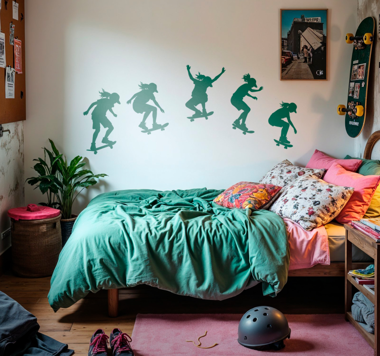 Αυτοκόλλητο του αθλητισμού ακολουθία skate - TenStickers