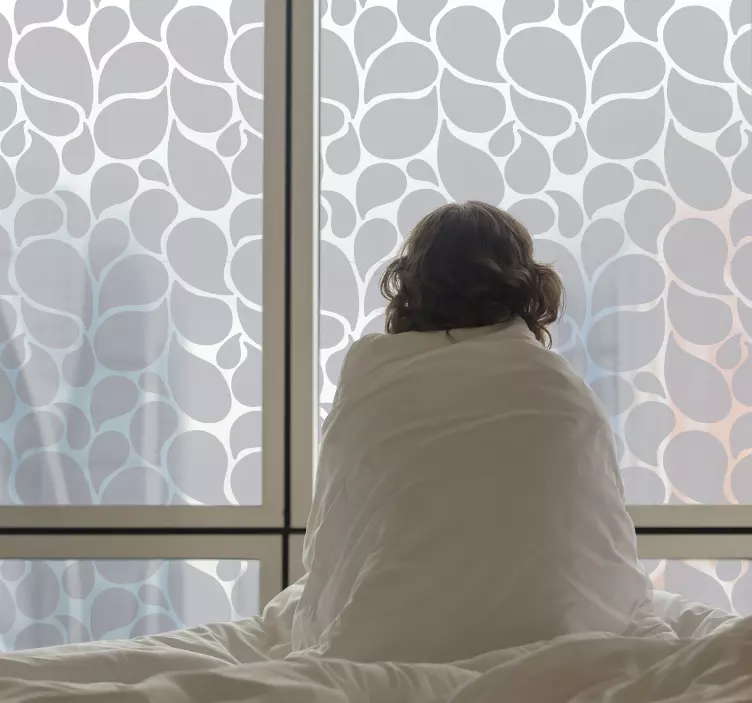 αυτοκόλλητο παραθύρου σταγόνες νερού - TenStickers