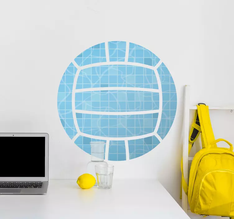 ντεκόρ τοίχου με μπάλα υδατοσφαίρισης - TenStickers