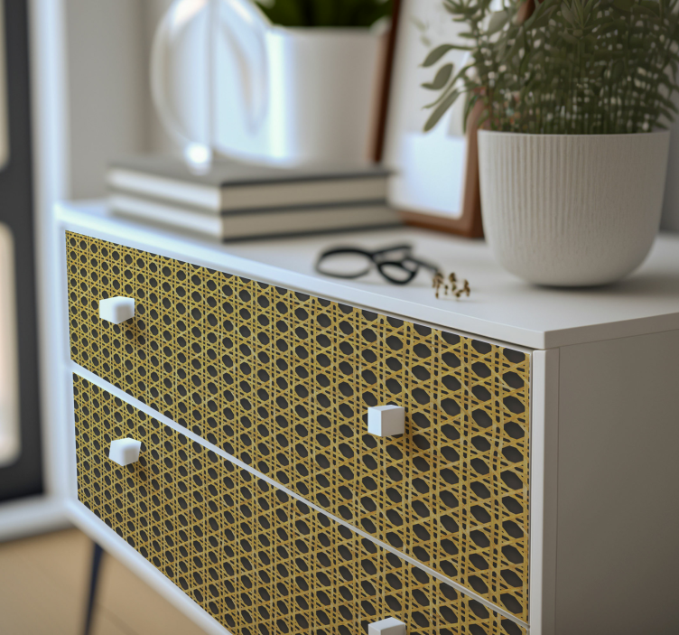 αυτοκόλλητο έπιπλα Τρυπημένα καλάμια - TenStickers