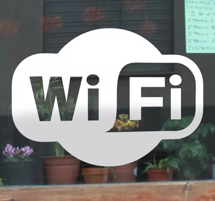 αυτοκόλλητο με λογότυπο wifi - TenStickers