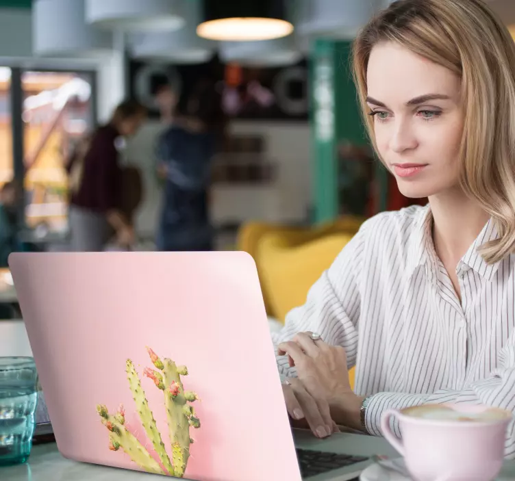 αυτοκόλλητο φορητό υπολογιστή κάκτων - TenStickers