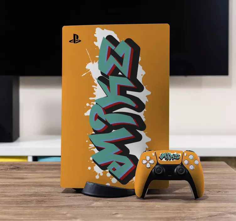 αυτοκόλλητο wild style king graffiti ps5 - TenStickers