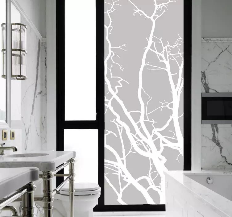 Αυτοκόλλητο με ημιδιαφανές ιτιά - TenStickers