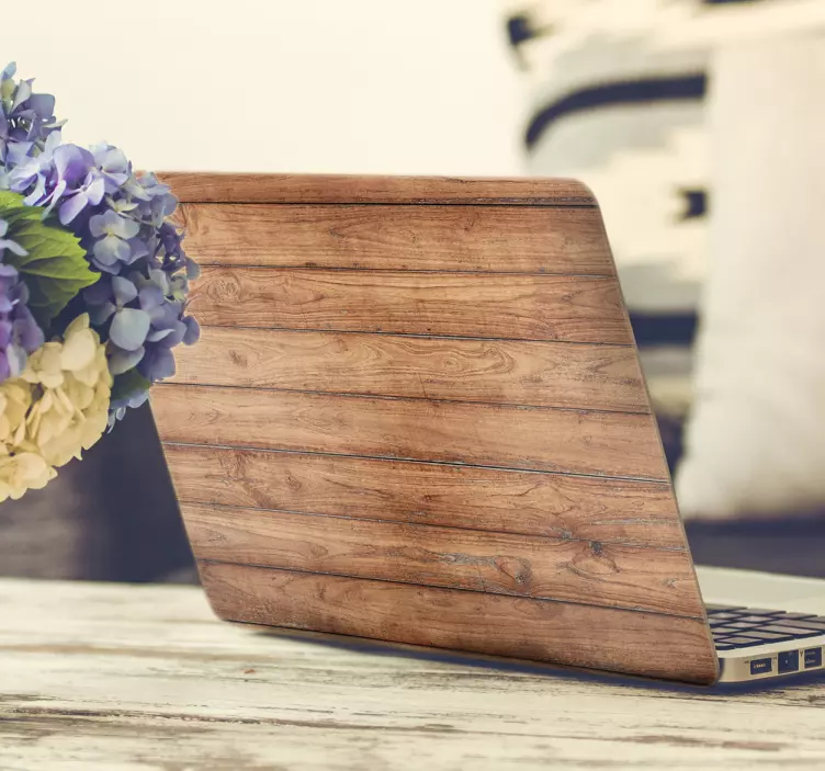 αυτοκόλλητο με ξύλινες σανίδες - TenStickers