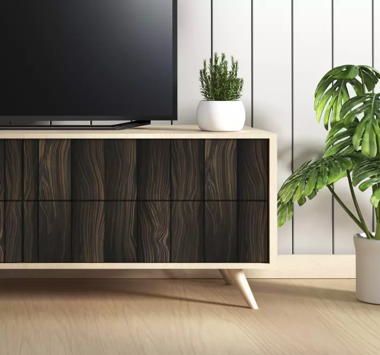 αυτοκόλλητο ξύλινα έπιπλα φύλλων - TenStickers