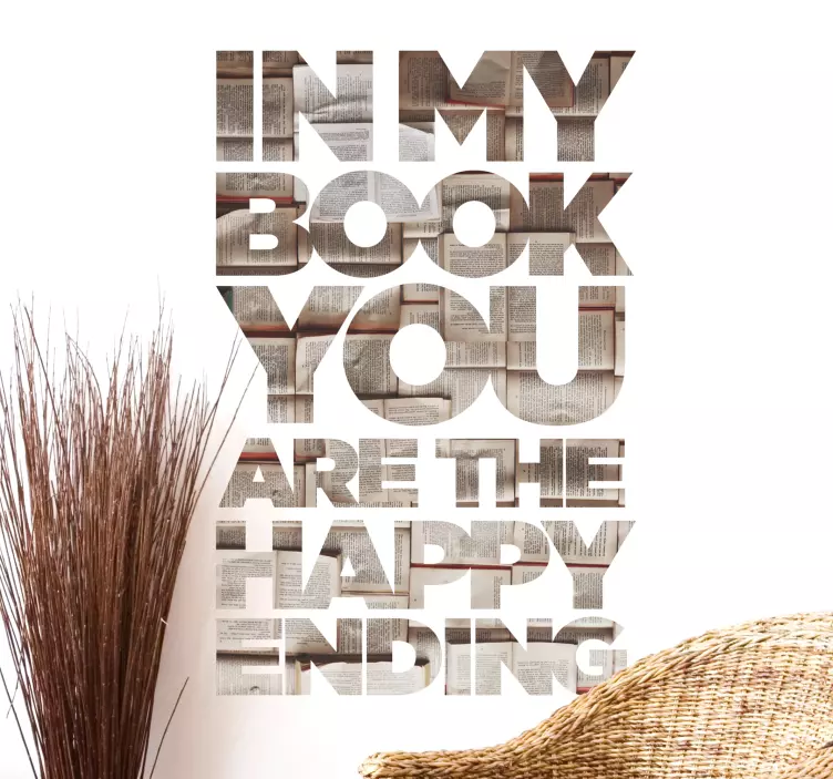 είσαι ο αυτοκόλλητος τοίχος με το τέλος - TenStickers