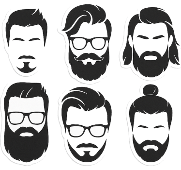 Αυτοκόλλητα υγείας στυλ κομμωτών - TenStickers