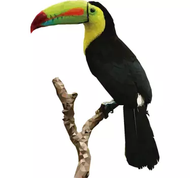 αυτοκόλλητο toucan σχεδίασης πουλιών - TenStickers