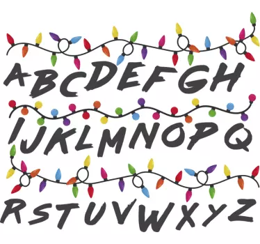 άγνωστα πράγματα κινηματογράφο decal - TenStickers