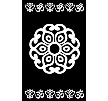 αυθεντικό αυτοκόλλητο παραθύρου mandala - TenStickers