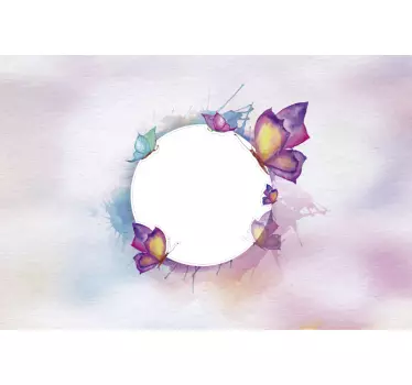 χρωματιστό πεταλούδα - TenStickers