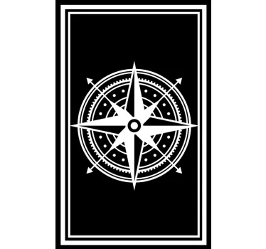 Decal παράθυρο πυξίδας - TenStickers