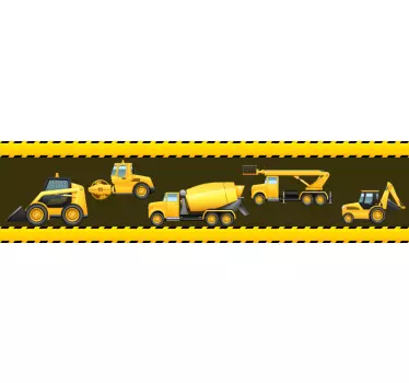 αυτοκόλλητο με το σύνορο συνόρων - TenStickers